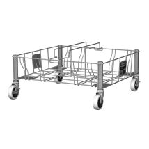 Rubbermaid Dubbele RVS Dolly voor Slim Jim Containers