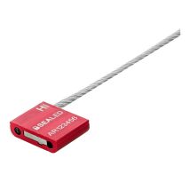 Cableseal Aluminium Huis Ø5,0x300 mm - High Security Rood