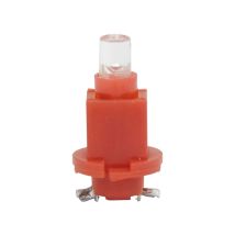 LED Lamp MQ 24V EBS R 1 LEDS Rood 2 stuks