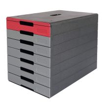 Ladebox Durable Idealbox Pro Rood met 7 Lades