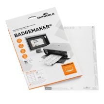 Badgemaker Durable Papieren Insert 54x90 mm