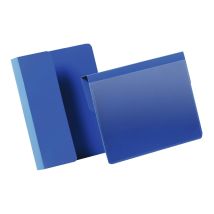 Documenthouder Durable met Vouw Hardcover A6 Liggend Blauw - 50 stuks