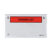 Dokulops documenthoes Din Long Packinglist 80% recycle PE - 1000 stuks