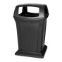 Rubbermaid Container Zwart 4 Openingen 170,3 Liter