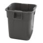 Rubbermaid Vierkante Brute Container Grijs 151,4 Liter