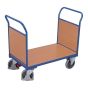 Plateauwagen 400 kg 880x500 mm met 2 Wanden