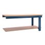 Aanbouw verstelbare werktafel met liggers en bodemlegbord BL150 1500x750x645-1000 mm 