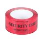 Security Tape Premium 50 mm x 50 meter - Rood (Verzegeling)