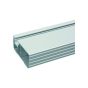 Bumper aluminium 100x50 mm lengte 2 meter HACO