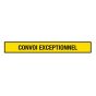 Bord Aluminium "Convoi expectionnel" 1900x250x2 mm 